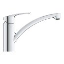 GROHE Eurosmart 3328130E Einhand-Spültischbatterie, niedriger Auslauf, 1/2" Chrom