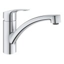 GROHE Eurosmart 30506000 Einhand-Spültischbatterie, niedriger Auslauf, 1/2" Chrom