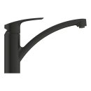 GROHE Eurosmart 332812433 Einhand-Spültischbatterie, niedriger Auslauf, 1/2" Schwarz - Matt Black