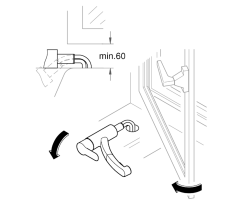 GROHE Eurosmart 1012320000 Vor-Fenster-Montage, Einhand-Spültischbatterie, herausziehbarer Dual-Brause, Laminarstrahl, niedriger Auslauf, 1/2", Chrom