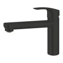 GROHE Eurosmart 304632430 Einhand-Spültischbatterie, mittelhoher Auslauf, 1/2" Schwarz - Matt Black