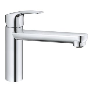 GROHE Eurosmart 30617000 Vor-Fenster-Montage, Einhand-Spültischbatterie, mittelhoher Auslauf, 1/2", Chrom