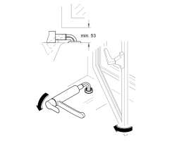 GROHE Eurosmart 30617000 Vor-Fenster-Montage, Einhand-Spültischbatterie, mittelhoher Auslauf, 1/2", Chrom