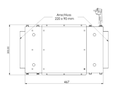 AVITANA aira Quadro 800 silent blau Haubenfilter 8783
