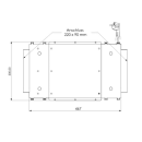 AVITANA aira Quadro 800 silent blau Haubenfilter 8783