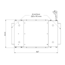 AVITANA aira Quadro L 750 silent blau Haubenfilter 8776