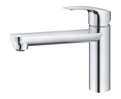 GROHE Eurosmart 1012330000 Niederdruck, Einhand-Spültischbatterie, mittelhoher Auslauf, 1/2", Chrom