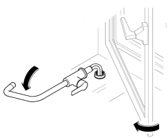 GROHE Eurosmart 30618000 Vor-Fenster-Montage, Einhand-Spültischbatterie, hoher U-förmiger Auslauf, 1/2", Chrom