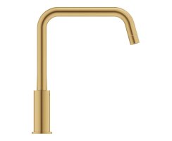GROHE Eurosmart 30567GN0 Einhand-Spültischbatterie, hoher Auslauf, 1/2" Gold - Cool Sunrise gebürstet
