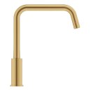 GROHE Eurosmart 30567GN0 Einhand-Spültischbatterie, hoher Auslauf, 1/2" Gold - Cool Sunrise gebürstet