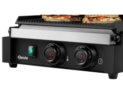 Bartscher Kontaktgrill "Panini-MDI" 1R S Grillfläche gerillt, Digital-Anzeige, 150127