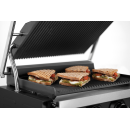 Bartscher Kontaktgrill "Panini-MDI" 1R S Grillfläche gerillt, Digital-Anzeige, 150127