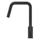 GROHE Eurosmart 306192430 Einhand-Spültischbatterie, herausziehbare Dual-Spülbrause, hoher Auslauf, 1/2", Edelstahl-Optik - Schwarz - Matt Black
