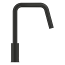 GROHE Eurosmart 306192430 Einhand-Spültischbatterie, herausziehbare Dual-Spülbrause, hoher Auslauf, 1/2", Edelstahl-Optik - Schwarz - Matt Black