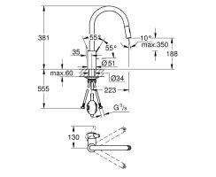 GROHE Eurosmart Cosmopolitan 31481001...