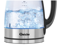 Bartscher Wasserkocher 1,7LDGL, 1,7 L, Glas 200135
