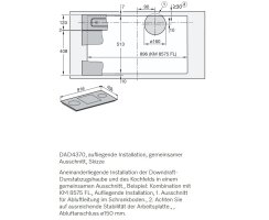 Miele Downdraft DAD 4370 Levantar - Obsidianschwarz - Breite 91,6 cm