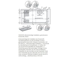 Miele Downdraft DAD 4370 Levantar - Obsidianschwarz - Breite 91,6 cm