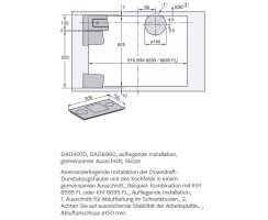 Miele Downdraft DAD 4970 Levantar - Obsidianschwarz - Breite 93,6 cm