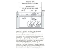 Miele Downdraft DAD 4970 Levantar - Obsidianschwarz - Breite 93,6 cm
