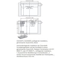 Miele Downdraft DAD 6880 Levantar Ambient - Obsidianschwarz - Breite 80 cm