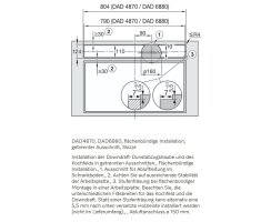 Miele Downdraft DAD 6880 Levantar Ambient - Obsidianschwarz - Breite 80 cm