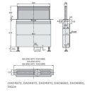 Miele Downdraft DAD 6880 Levantar Ambient - Obsidianschwarz - Breite 80 cm