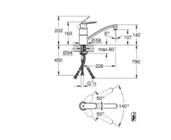 GROHE Eurosmart Cosmopolitan 31179000 Niederdruck,...
