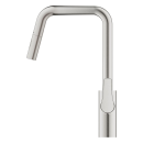 GROHE Eurosmart 101235DC00 Einhand-Spültischbatterie, herausziehbar, hoher Auslauf, 1/2", Supersteel