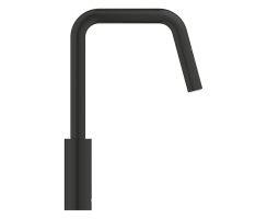 GROHE Eurosmart 1012352430 Einhand-Spültischbatterie, herausziehbar, hoher Auslauf, 1/2", Schwarz