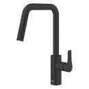 GROHE Eurosmart 1012352430 Einhand-Spültischbatterie, herausziehbar, hoher Auslauf, 1/2", Schwarz
