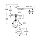 GROHE Concetto 30273DC1 Einhand-Spültischbatterie, herausziehbar, mittelhoher Auslauf, DN 15, Supersteel