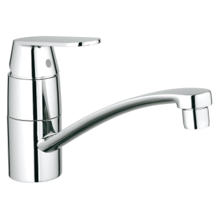 GROHE Eurosmart Cosmopolitan 31170000 Vor-Fenster-Montage, Einhand-Spültischbatterie, niedriger Auslauf, DN 15, Chrom