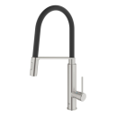 GROHE Concetto 31491DC0 Einhand-Spültischbatterie, Profi-Brause DN 15, Supersteel