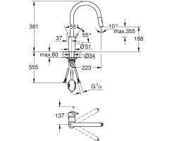 GROHE Concetto 31483002 Einhand-Spültischbatterie,...