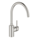 GROHE Concetto 32661DC3 Einhand-Spültischbatterie, hoher Auslauf, DN 15 Supersteel