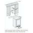 Miele Unterbau-Weintemperierschrank KWTUS 7054 F  82-88 cm Nischenhöhe