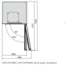 Miele Unterbau-Weintemperierschrank KWTUS 7096 E  82-88 cm Nischenhöhe