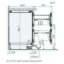 Miele Unterbau-Kühlschrank KU 7175 D - Nischenhöhe 860-920 mm