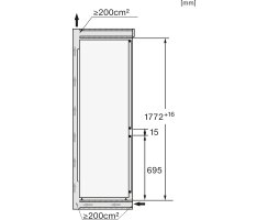 Miele Einbau-Kühl-Gefrierkombi KFN 7774 B - Nische 178 cm