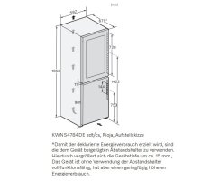 Miele Stand-Wein-Gefrierkombination KWNS 4784 DE Edelstahl - Höhe 185 cm - Side-by-Side fähig