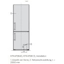 Miele Stand-Kühl-Gefrierkombination KFN 4796 AD - Edelstahl CleanSteel - 201x75cm HxB