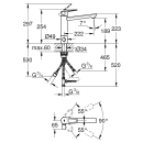 GROHE BauLoop 31713000 Einhand-Spültischbatterie, mittelhoher Auslauf, 1/2" Chrom