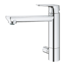 GROHE BauEdge 31696000 Einhand-Spültischbatterie, mittelhoher Auslauf, 1/2" Chrom