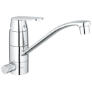 GROHE Eurosmart Cosmopolitan 31161000 Einhand-Spültischbatterie, flacher Auslauf, DN 15, Chrom