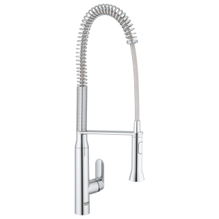 GROHE K7 32950000 Einhand-Spültischbatterie, Profi-Brause DN 15, Chrom