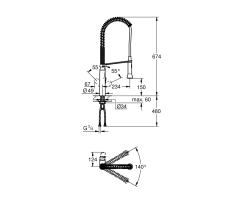 GROHE K7 32950000 Einhand-Spültischbatterie,...