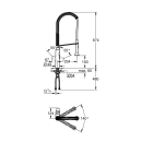 GROHE K7 32950000 Einhand-Spültischbatterie, Profi-Brause DN 15, Chrom