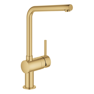 GROHE Minta 31375GN0 Einhand-Spültischbatterie, 1/2", Gold - Cool Sunrise