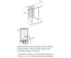 Miele Weintemperierschrank KWTUS 7196 E  86-92 cm Nischenhöhe sofort lieferbar
